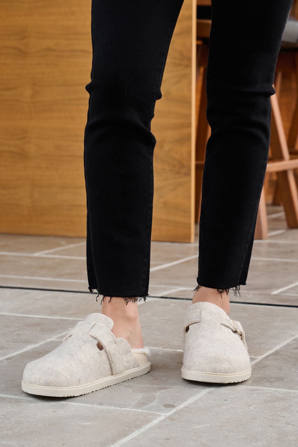 Beach By Matisse Portland Oatmeal Brushed Clogs - FINAL SALE - Image 2