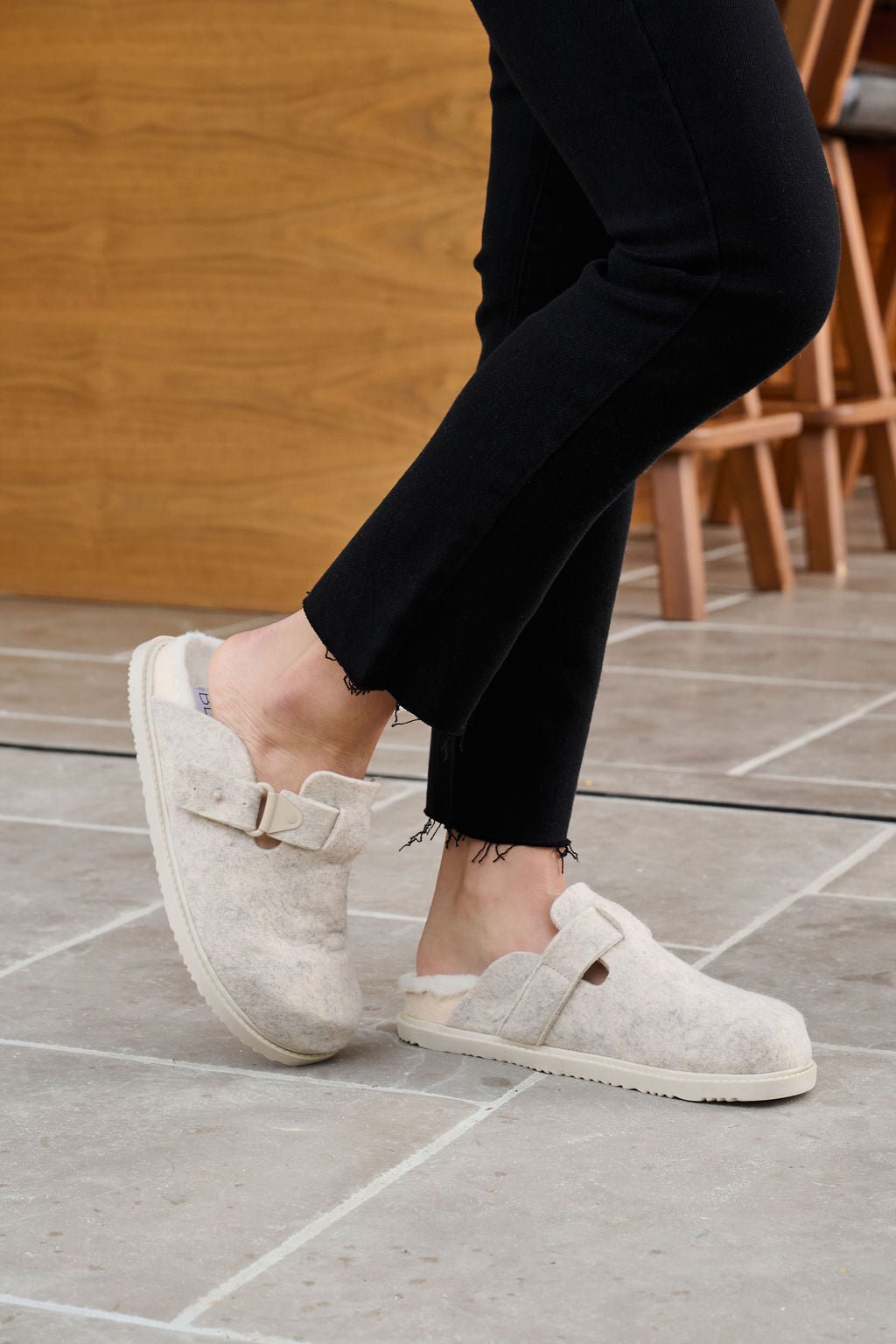 Beach By Matisse Portland Oatmeal Brushed Clogs - FINAL SALE