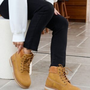 Chinese Laundry Camel Alpine Faux Leather Boots - FINAL SALE