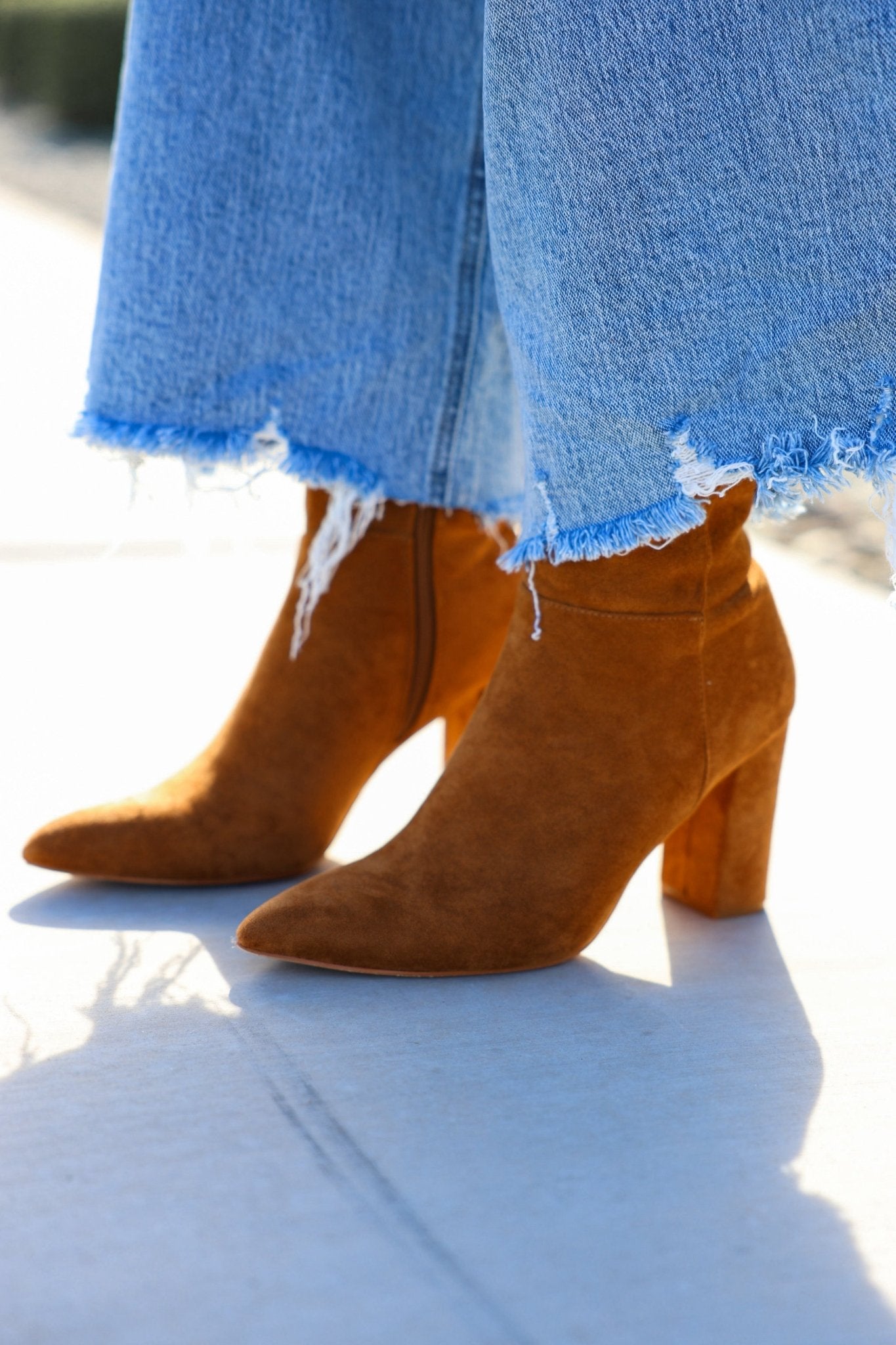 Matisse Spencer Camel Heeled Ankle Booties - FINAL SALE - Image 2